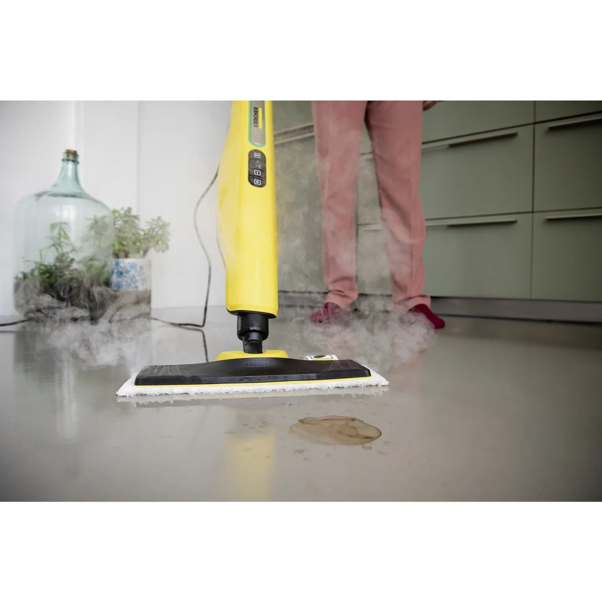 Upright Steam Mop for Hard Floors and Carpet Cleaner Z75679