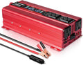 800W/2000W Peak Car Power Inverter DC 12V to 110V AC Converter with LCD Display Dual AC Outlets Dual USB Pack of 2 H684