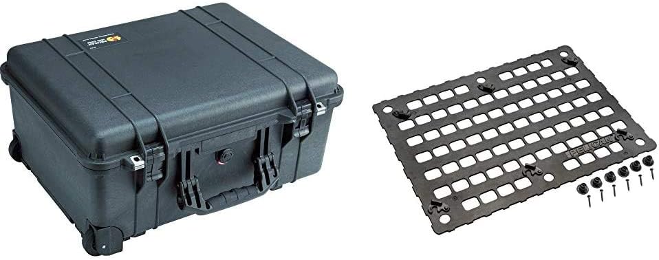 Pelican 1560 Case with Foam (Black) and 1060 Micro Case (Black/Clear) L5778