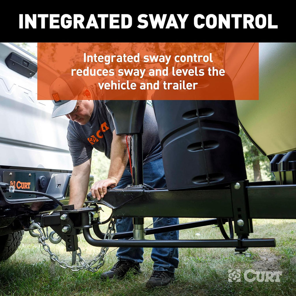 2P Weight Distribution Hitch with Sway Control E30979