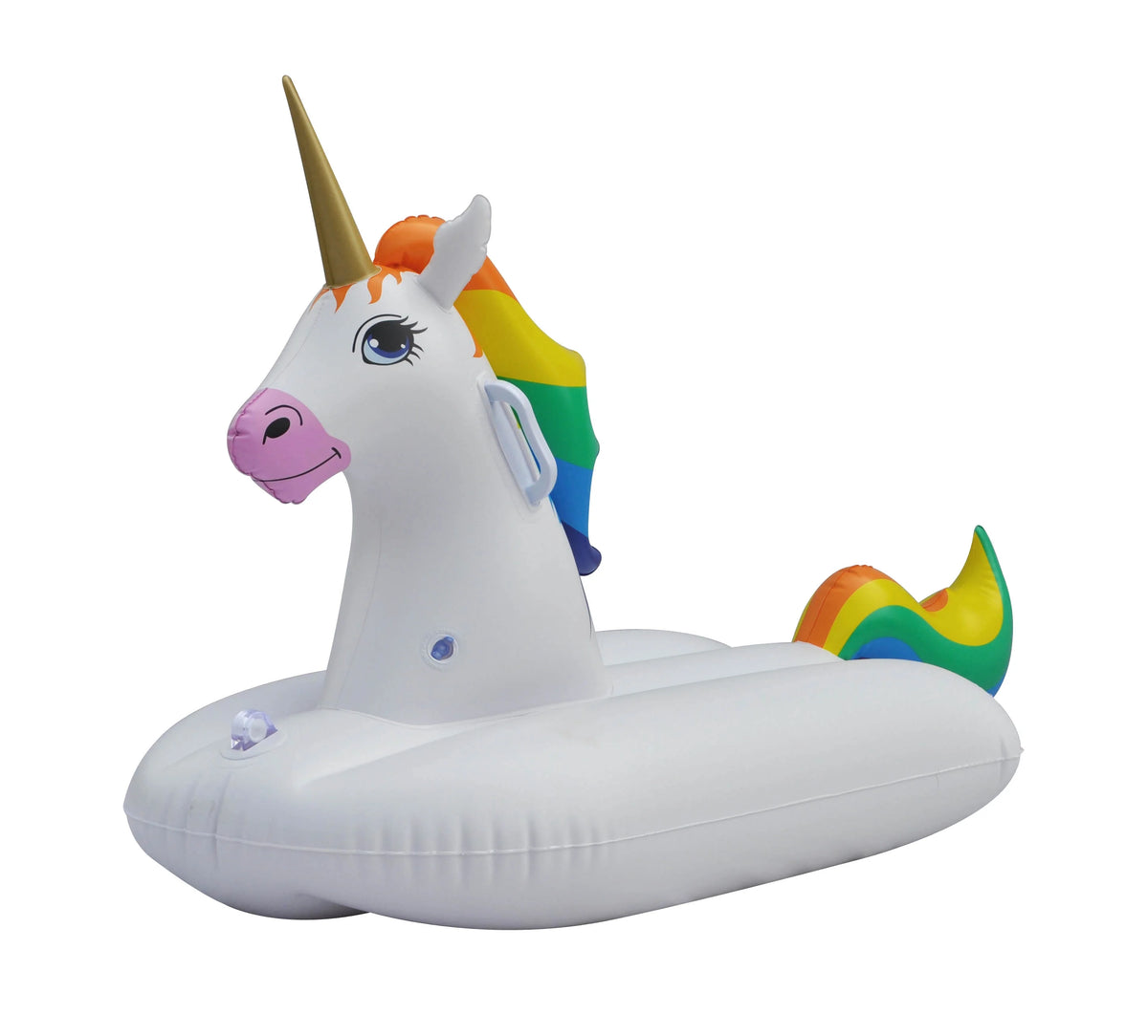 Sled Unicorn Snow Tube Inflatable 49 inches Long One Person A49053