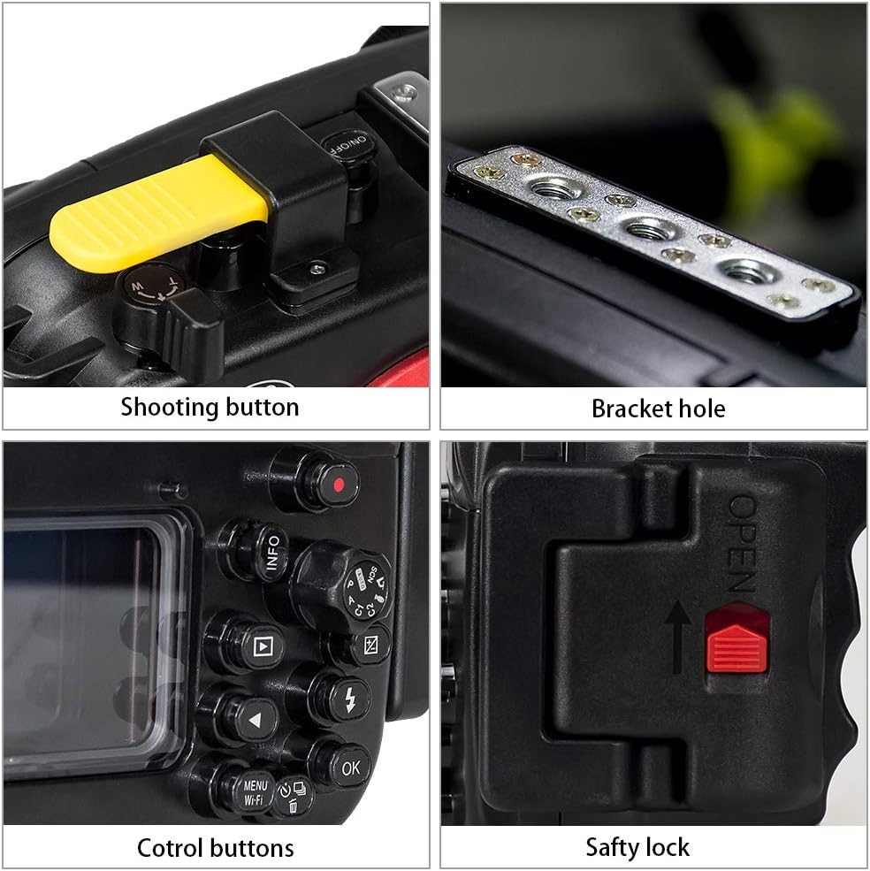 Waterproof Underwater Diving Housing Case for Olympus TG-5 Cameras Y1422