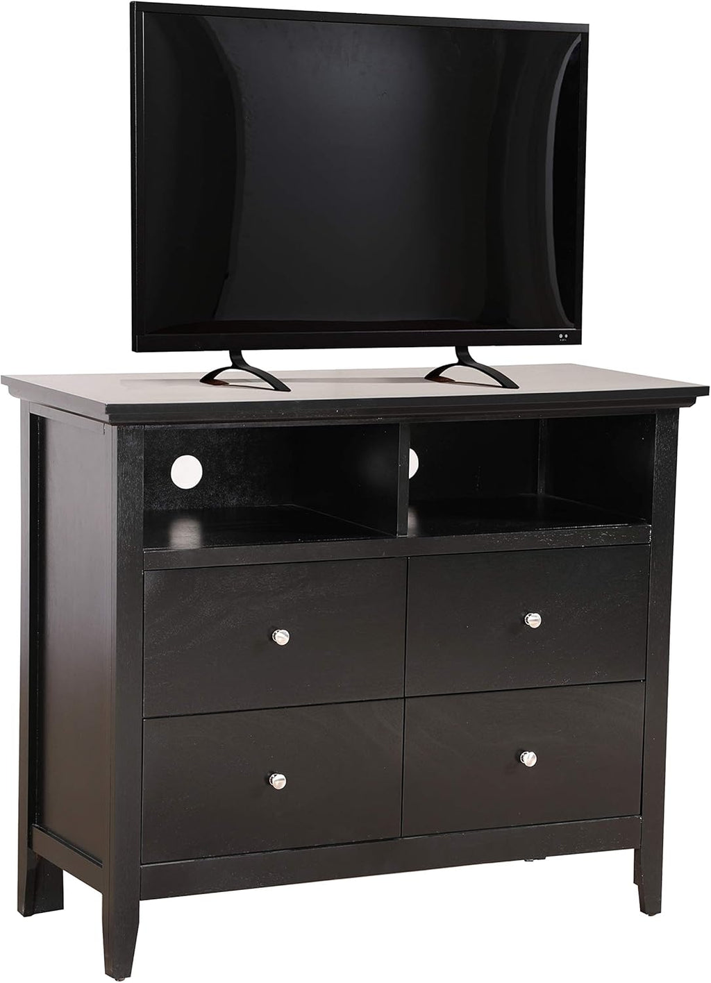 4 Drawer White Media Chest H58145