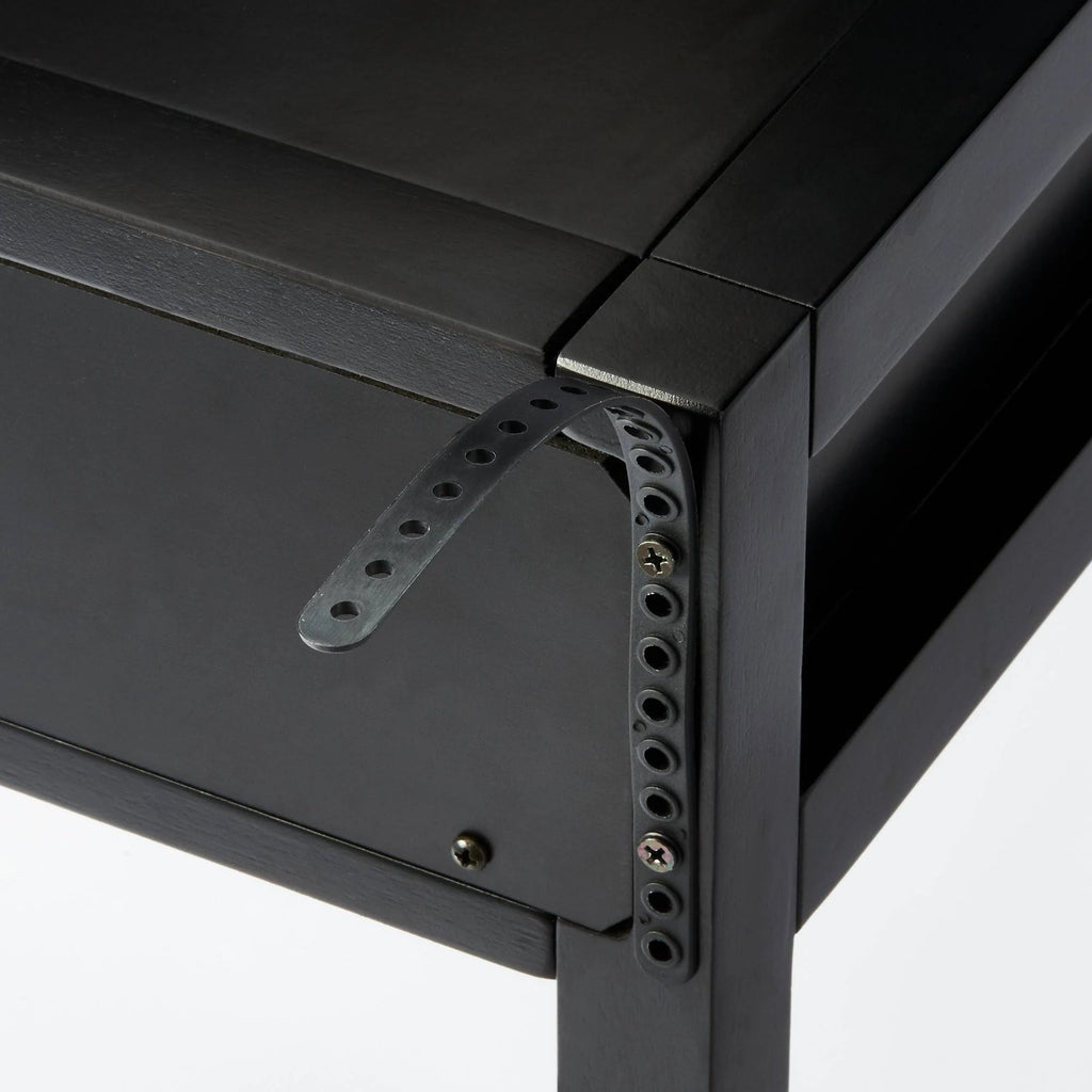 Black Writing Desk with Drawers A4321