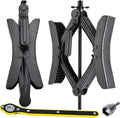 X Shaped Wheel Chock Stabilizers for RV Travel Trailer, Scissor 2 Sets with Accessories Pack of 2 Q9904