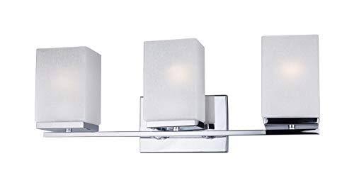 3-Light Chrome Bath Light G968
