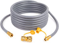 3/8-Inch Natural Gas Hose with Quick Connect Fittings, 24 Feet, Pack of 2 X783222