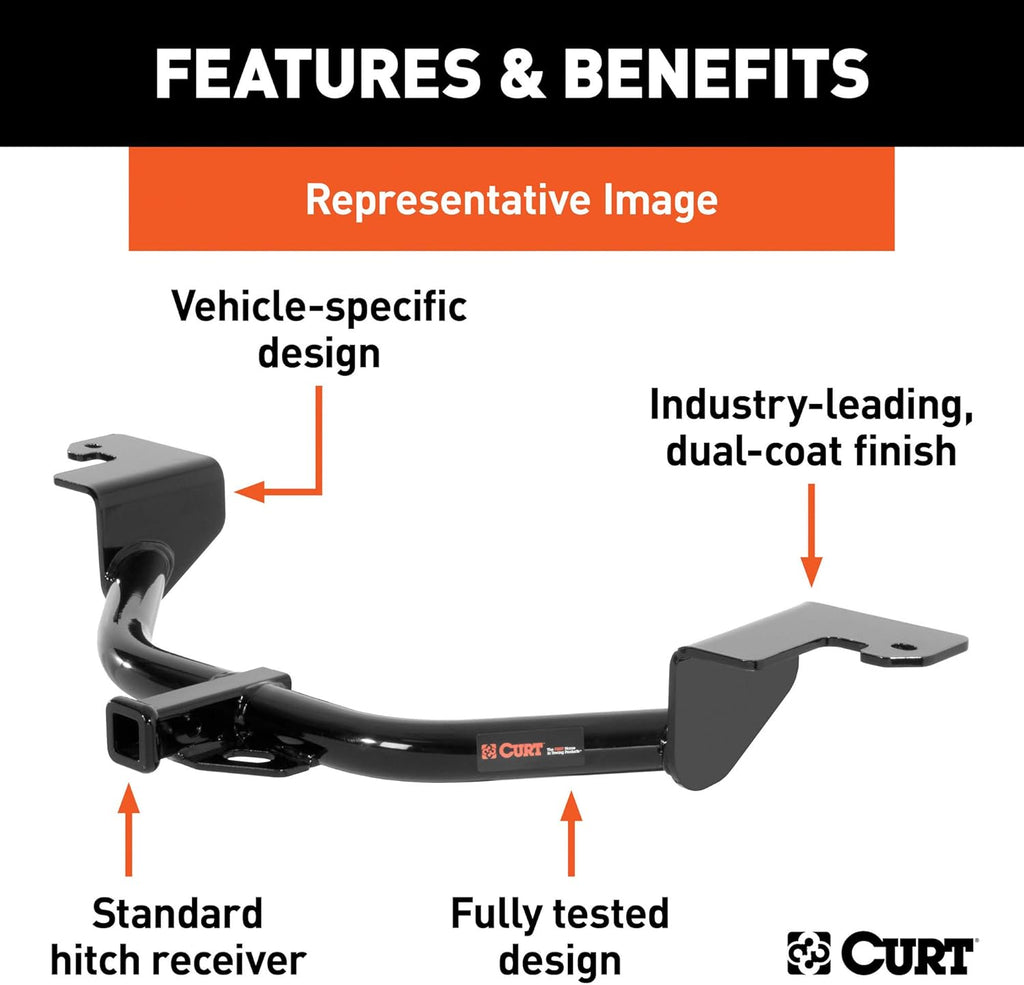 Class 1 Trailer Hitch with Ball Mount, 1-1/4-In Receiver I18404