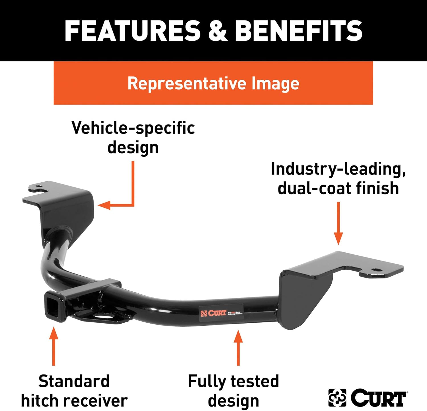 Class 1 Trailer Hitch with Ball Mount, 1-1/4-In Receiver I18404