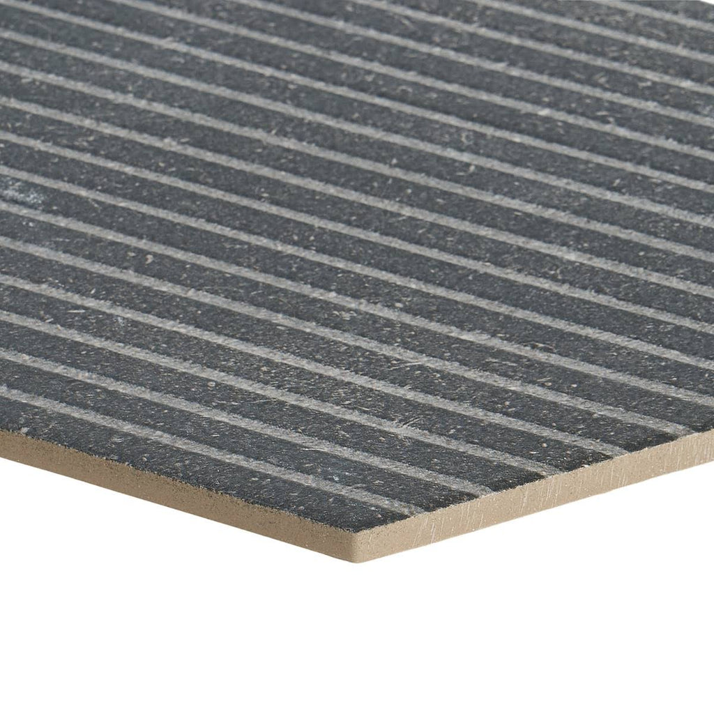 Black 9 in. Hex Matte Porcelain Floor and Wall Tile (20 Pieces 9.47 Sq. ft. / CASE) H909