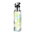 Stainless Steel Insulated Thermos Vacuum Flask Water Bottle with Straw Lid Y211844