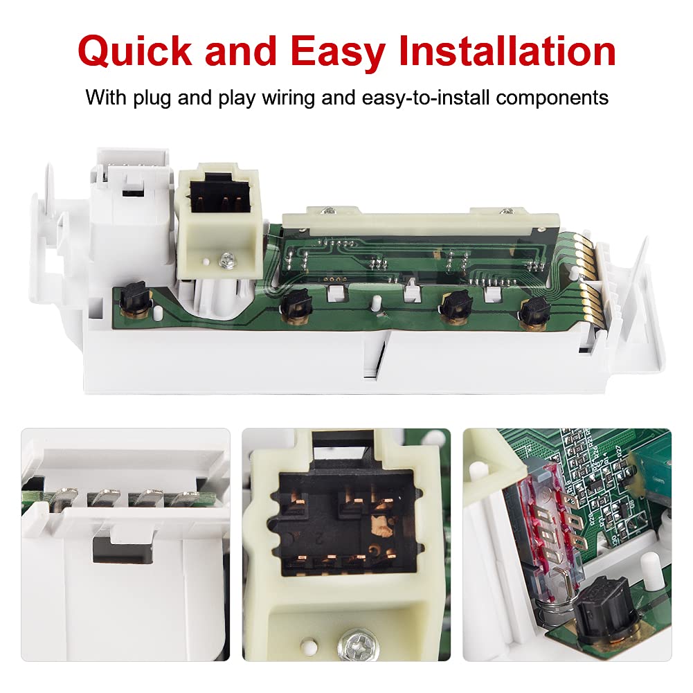 HVAC Climate Control Module Heater A/C Control Switch Panel Controller Board Pack of 2 X123