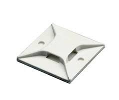 Cable Tie Mount 4Way ABS Wht PK100 X741454