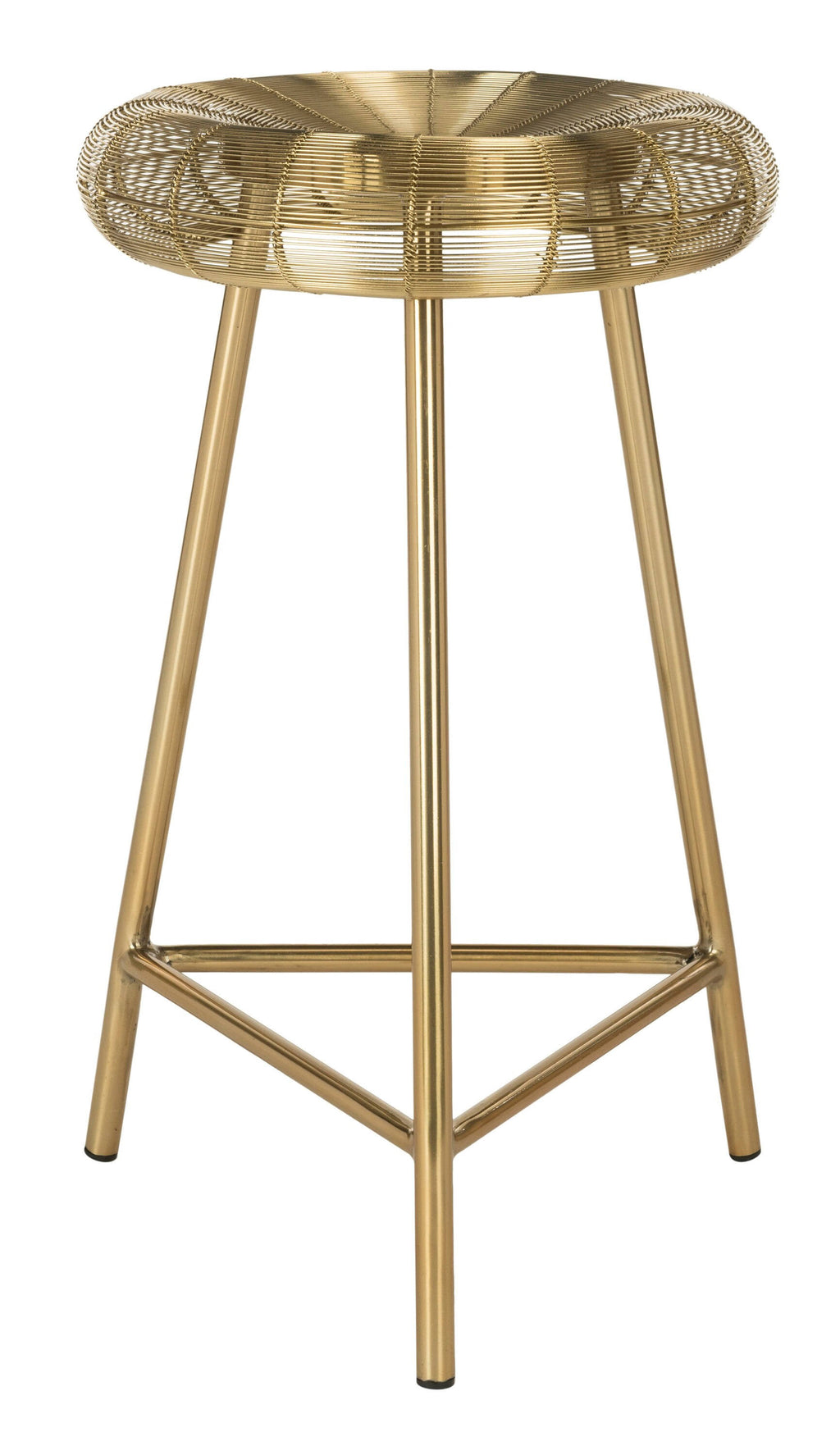 Gold Wire Weaved Counter Stool C78578