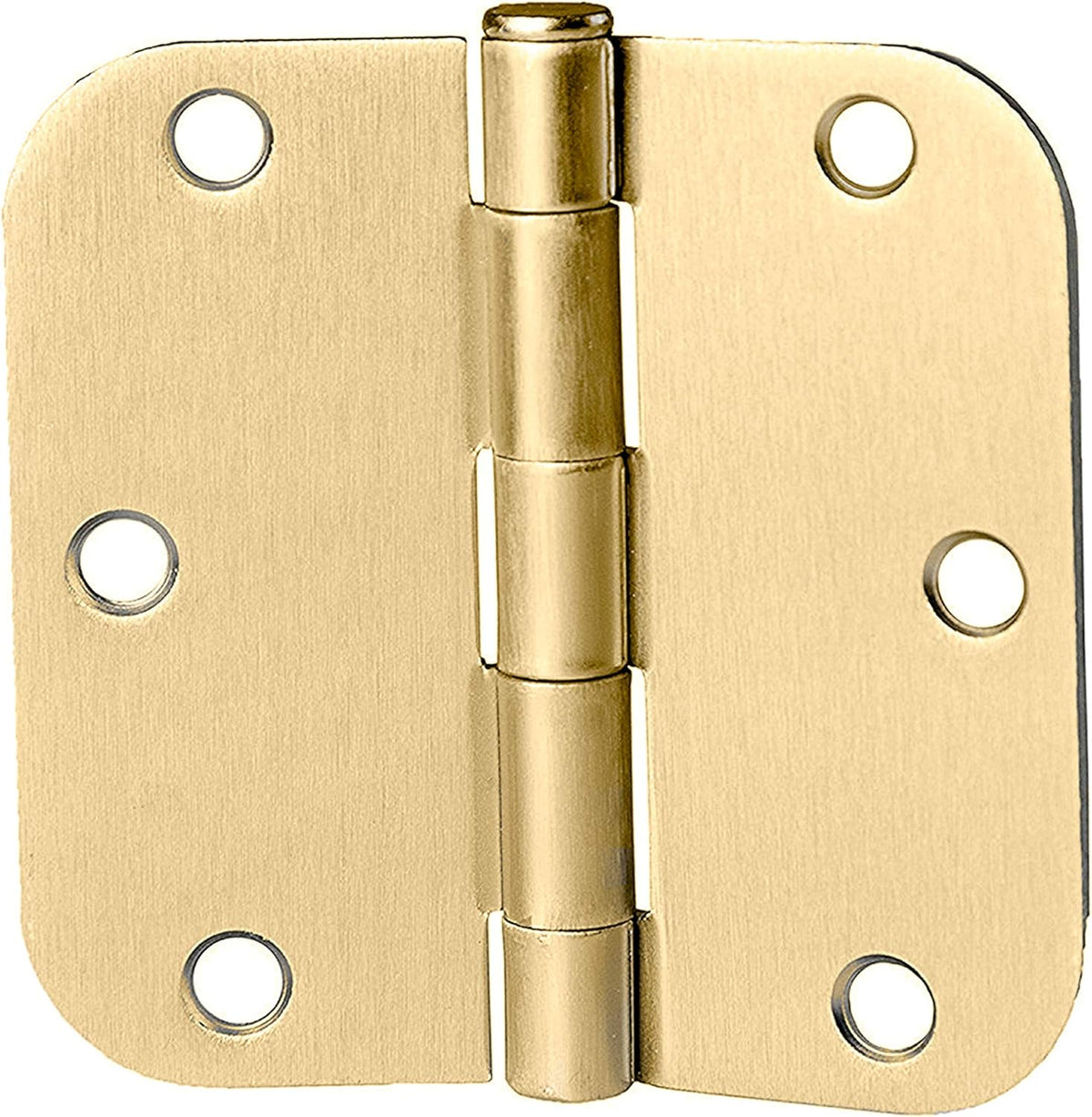48 Pack Black Flat Interior Door Hinges 3.5 x 3.5 Inch 5/8 Radius Corners E2709