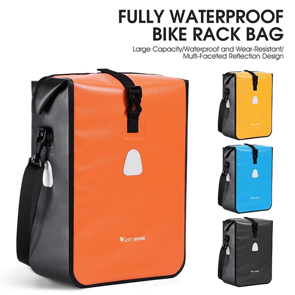 Large Capacity Bike Rear Trunk Bag H2374