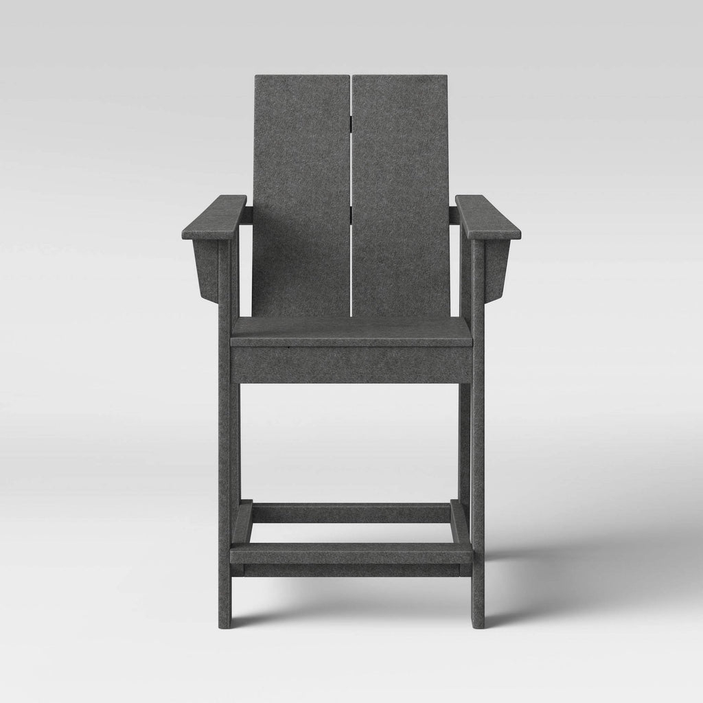Gray Patio Counter Chair P3324