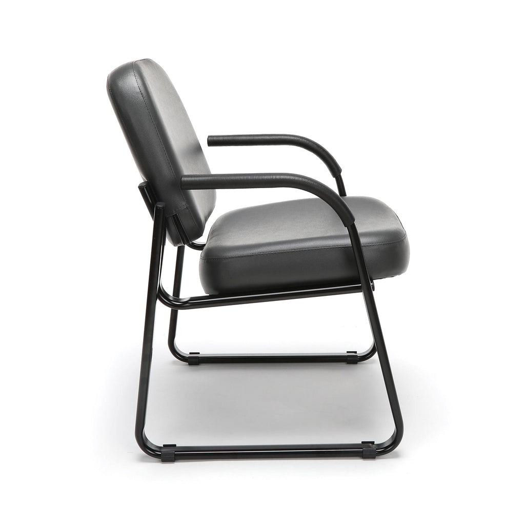Charcoal Visitor Chair with Armrests K275030