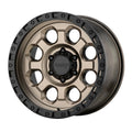 18x9 5x150 Matte Bronze Wheel with Black Lip V35341