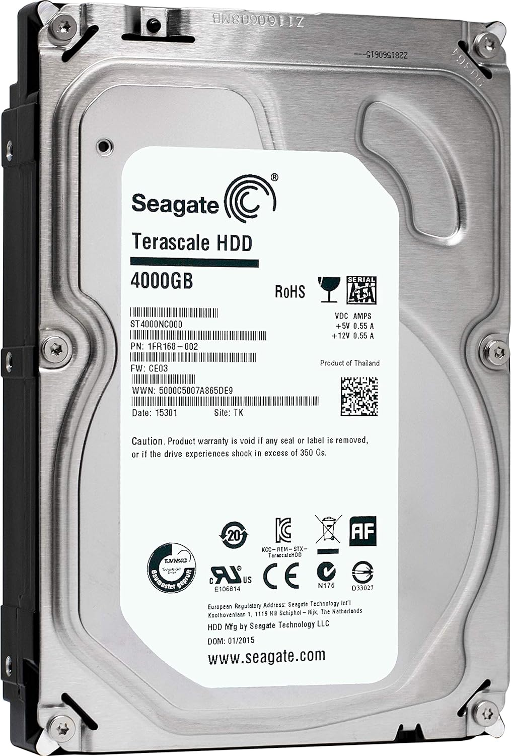 4TB 5900 RPM 64MB Cache SATA 6.0Gb/s 3.5 HDD Pack of 2 J172351