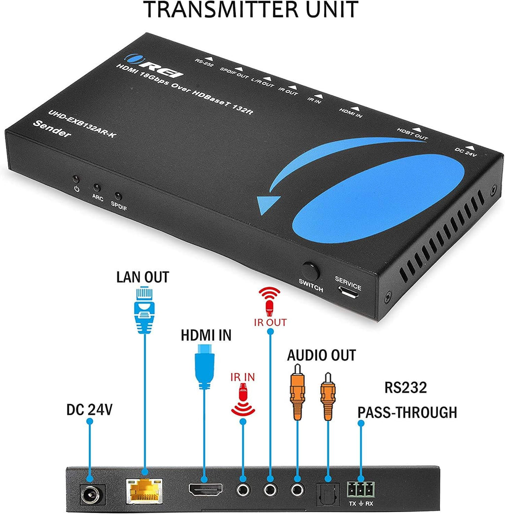 4K HDMI Extender over Single CAT5e/6/7 Cable R626734