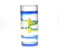 Blue Spiral Cylinder Motion Bubbler Z762756