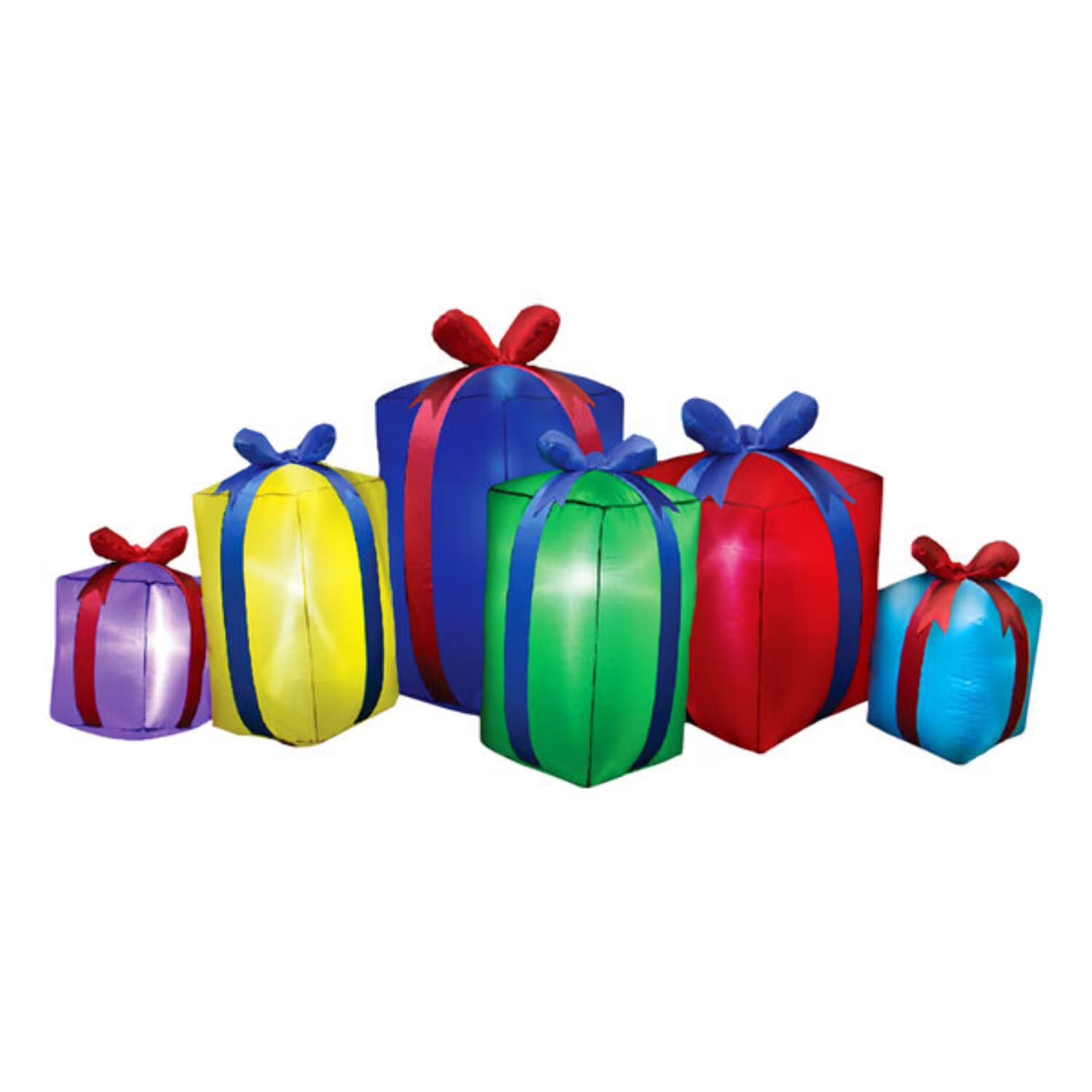 Inflatable LED Christmas Gift Boxes Yard Decoration F278