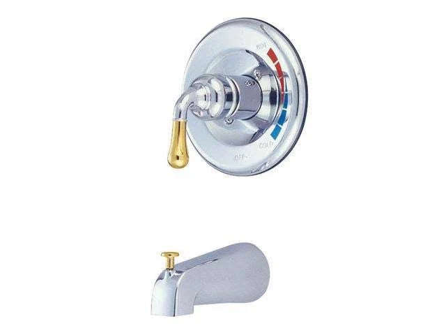Polished Chrome Polished Brass Single Handle Tub Faucet N76044