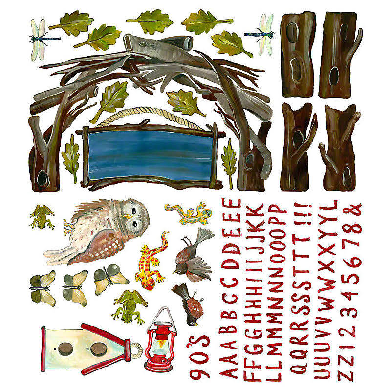 Woodsy Arbor Peel and Place Wall Decal Set J393322