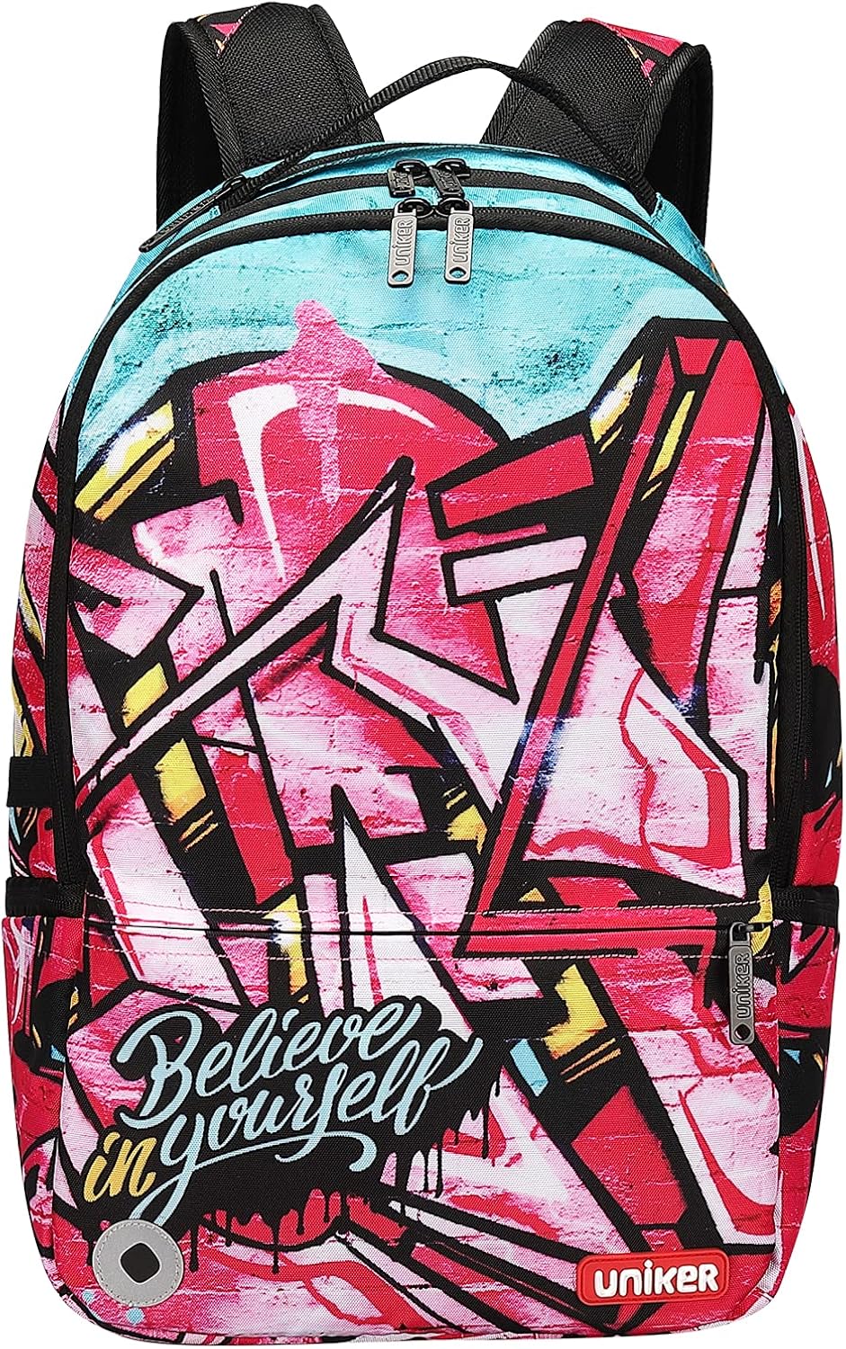 Graffiti Laptop Backpack with USB Port G6069