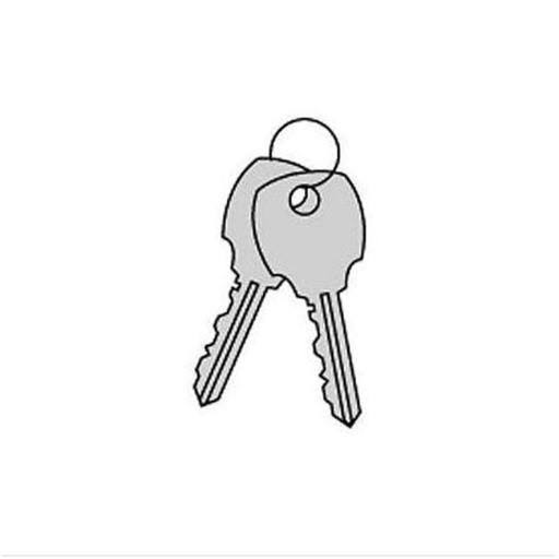 Key Blanks for Built-in Key Locks, Box of 50 O5949