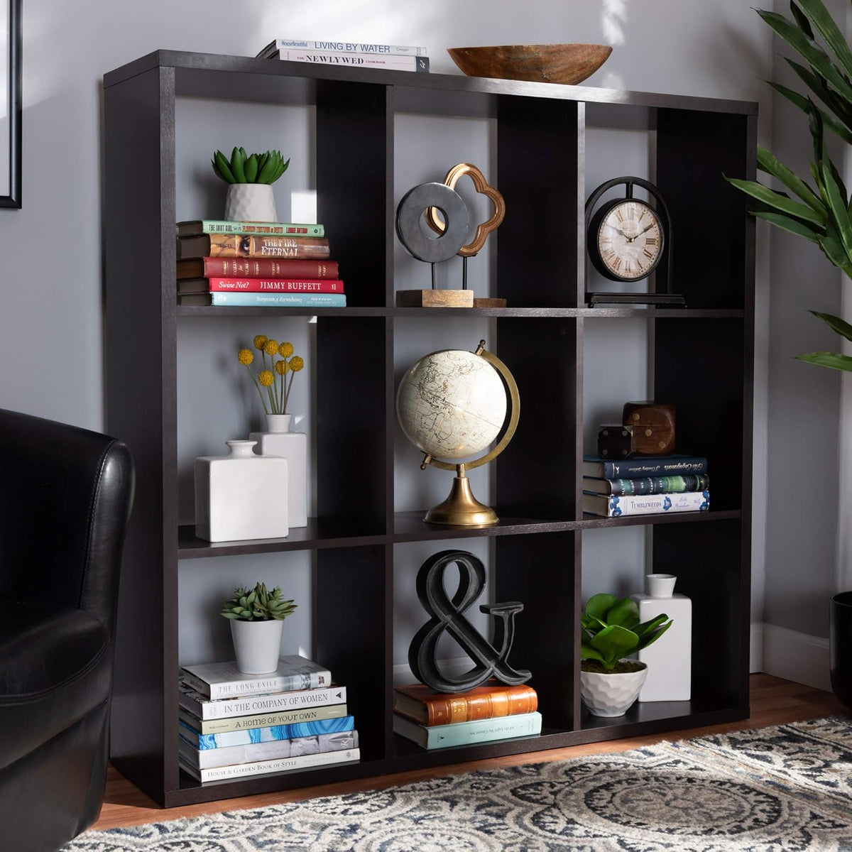 Dark Brown Shelving and Cabinets U89566