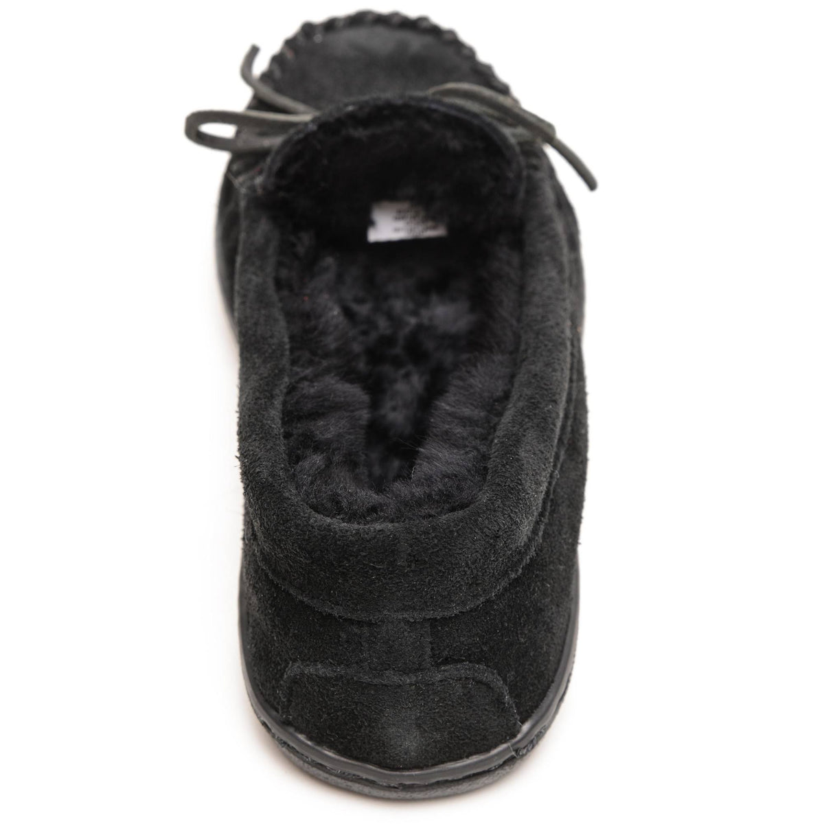 Black Sheepskin Hardsole Moccasin X2768