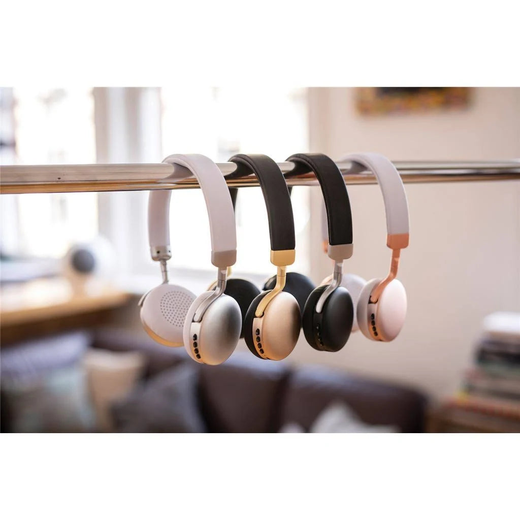 Metallic Bluetooth Headphones Black Z745