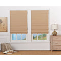 Khaki Insulating Cordless Roman Shade 34 x 72 W9393