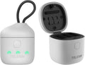 3-Pack Batteries and USB Charger with SD Card Reader Waterproof Storage Carry Case T9930