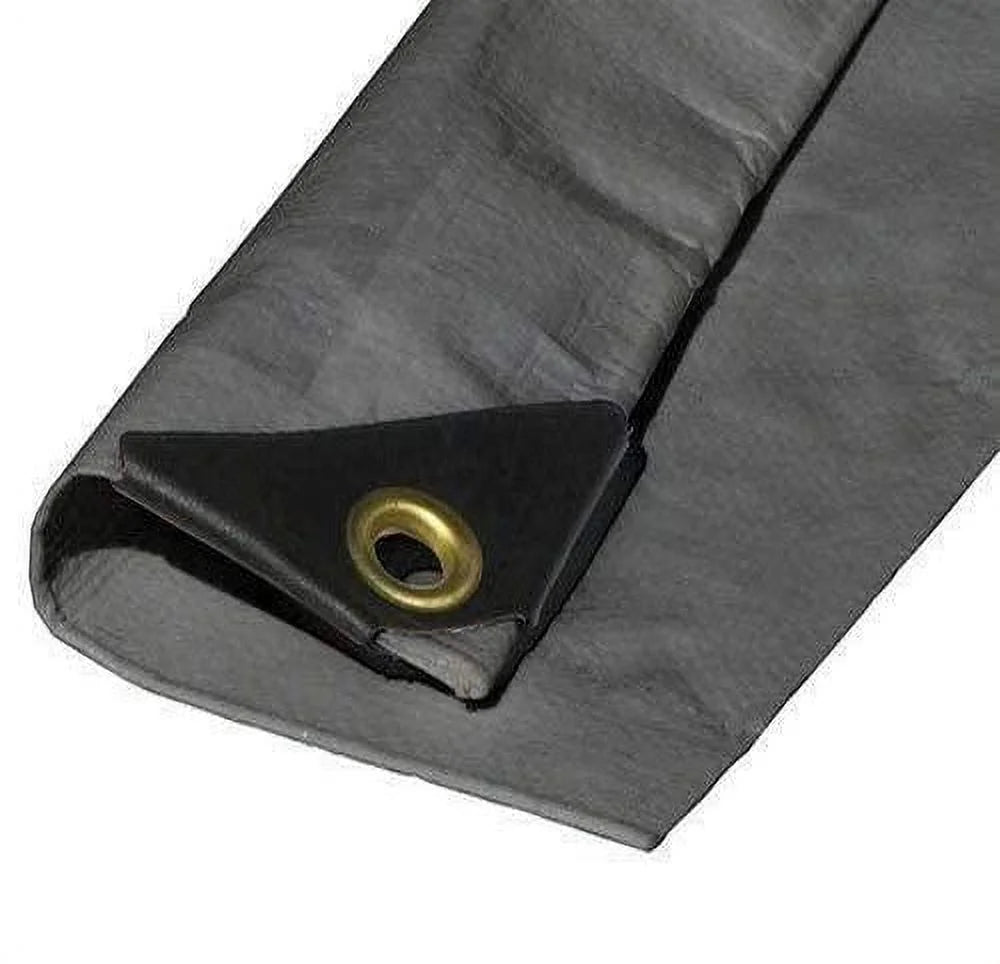 16'X30' Extra Heavy Duty 12 mil Silver Tarp 3 Ply Coated Reinforced Canopy 6 oz 3 Layer O4937