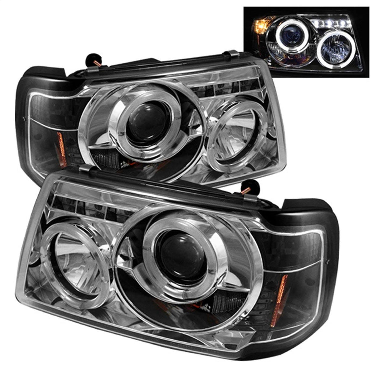 Chrome Projector Headlights P189