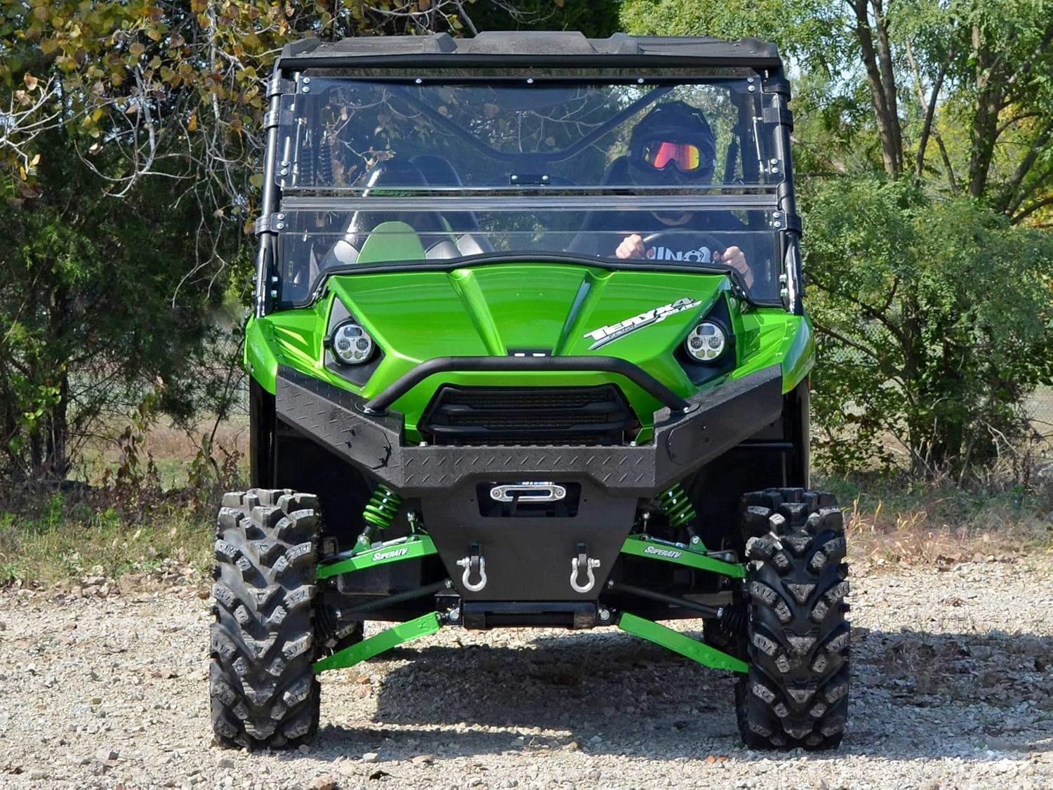 1/4 Thick Polycarbonate Flip Windshield H844