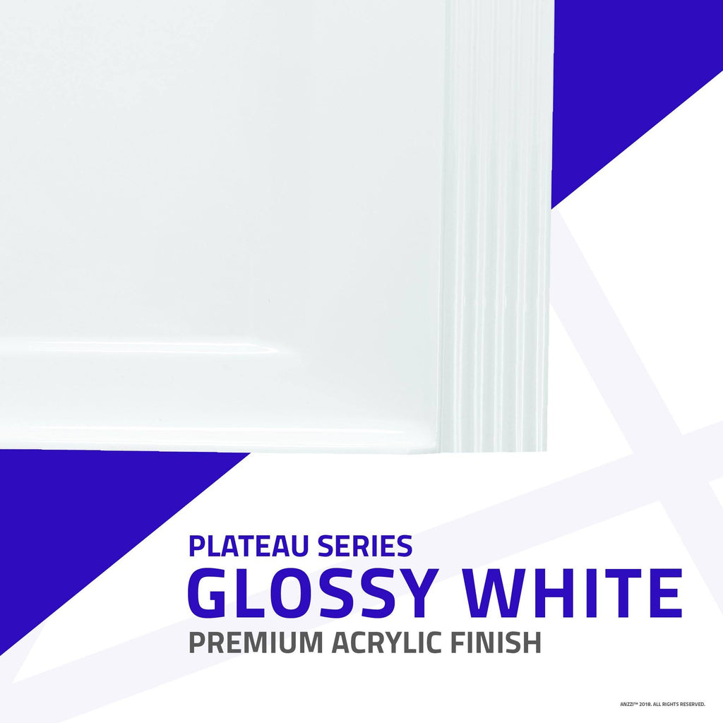 White 60 in. x 36 in. Shower Base D6859