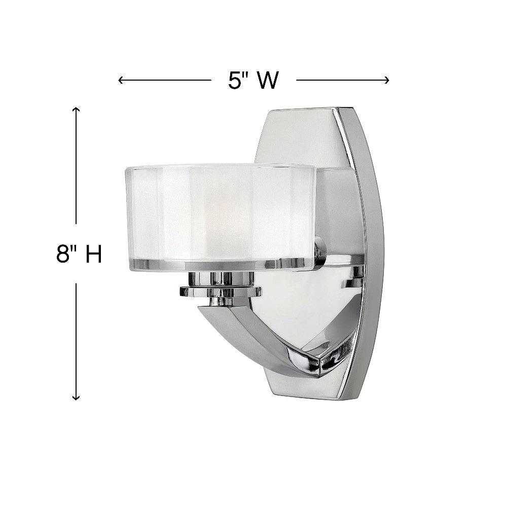 Chrome 1 Light Bath C3215