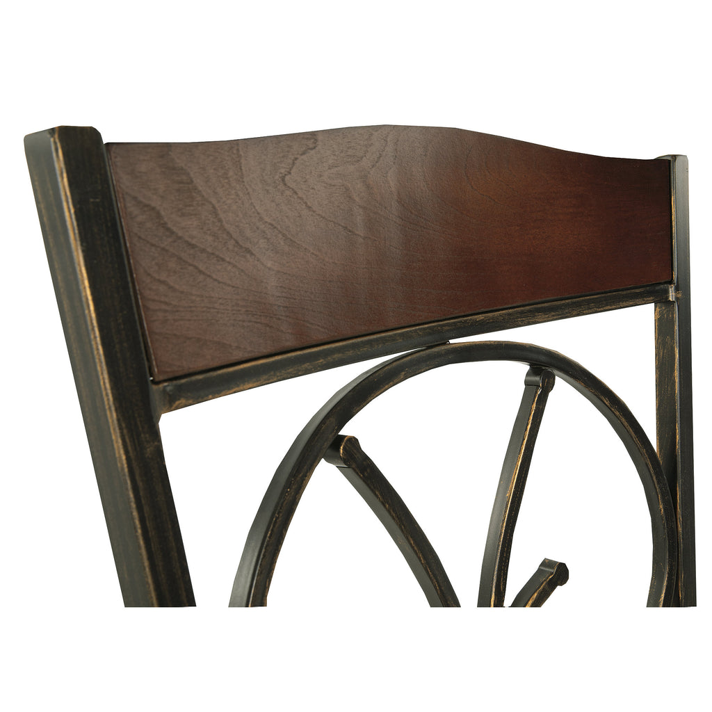Brown Upholstered Side Chair, Set of 4 S58565