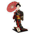 2 Count Japanese Geisha Wooden Doll Figurines Z434581