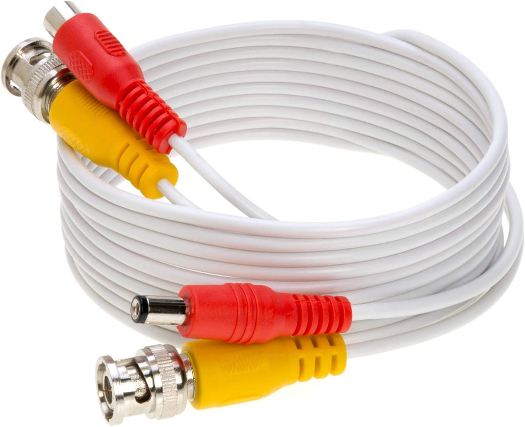 100FT Black BNC Video Power Cable for CCTV Camera G282360