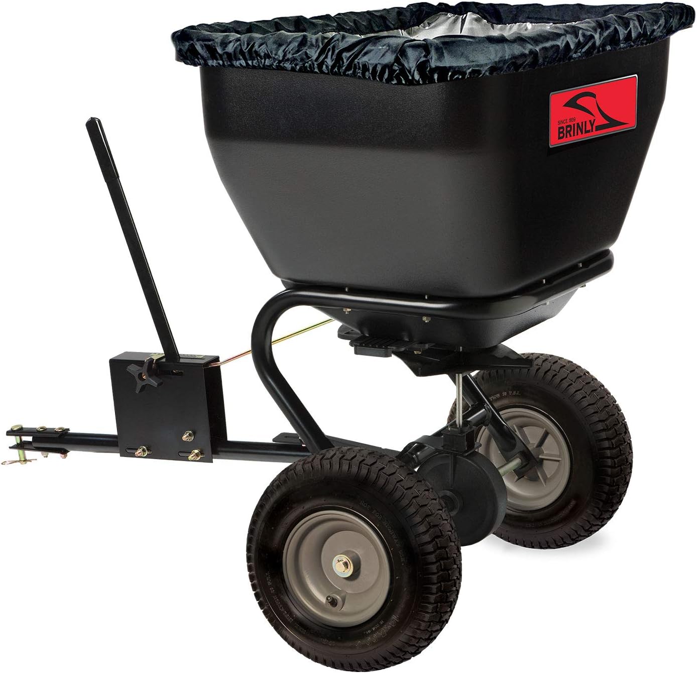 Tow Behind Broadcast Spreader, 175 lb, Black V34805