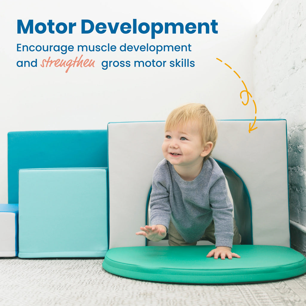 Corner Tunnel Maze Toddler Playset, 7-Piece W323949