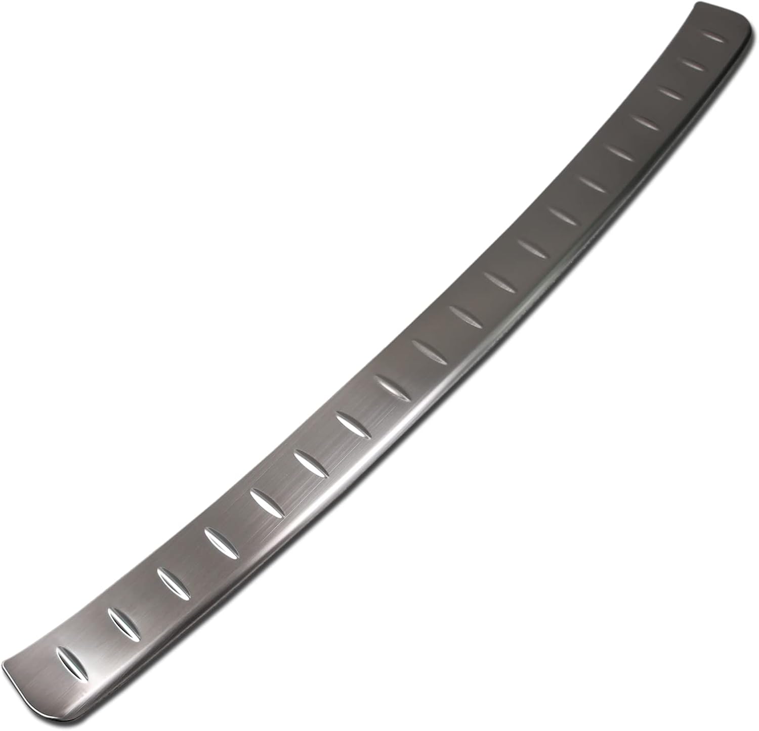 Silver Rear Outside Bumper Sill Plate Guard Trim R4680