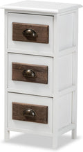 Walnut Brown/White Shelving and Cabinets E99803