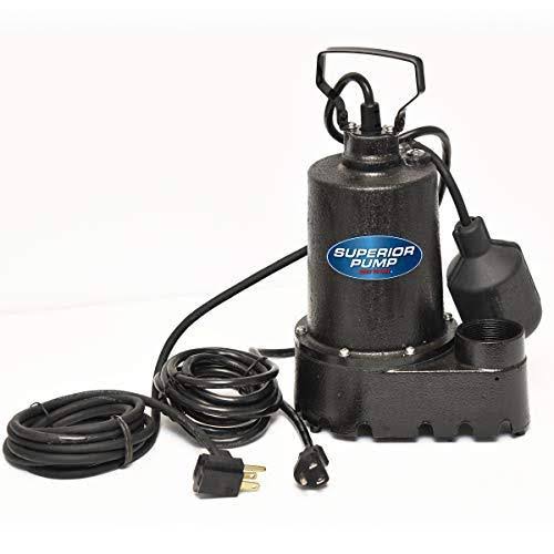 1/3 HP Tethered Iron Sump Pump Y94059