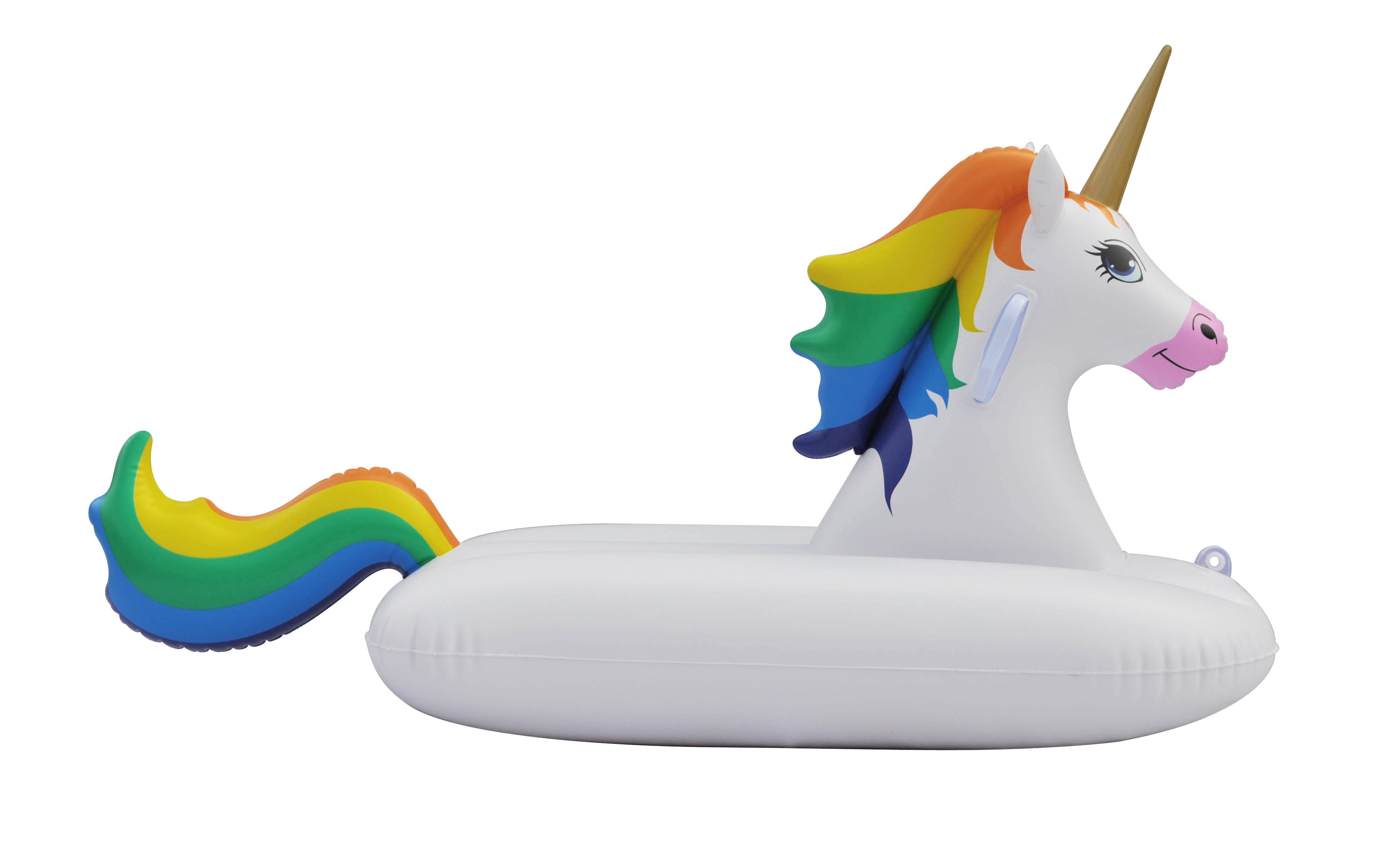 Sled Unicorn Snow Tube Inflatable 49 inches Long One Person A49053